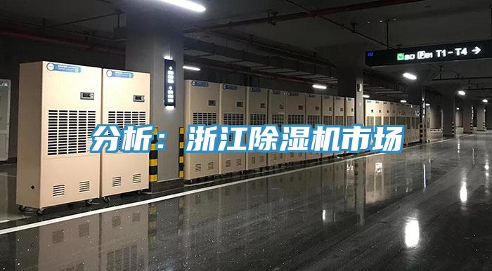 分析：浙江除濕機市場