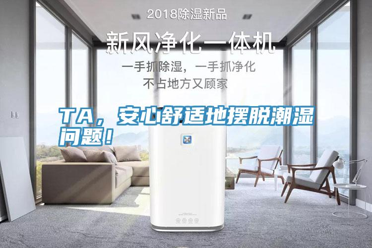 TA，安心舒適地擺脫潮濕問題！
