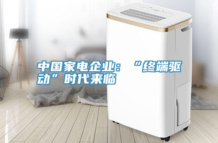 中國家電企業:“終端驅動”時代來臨