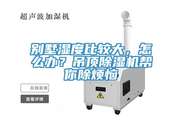 別墅濕度比較大,怎么辦?吊頂除濕機幫你除煩惱