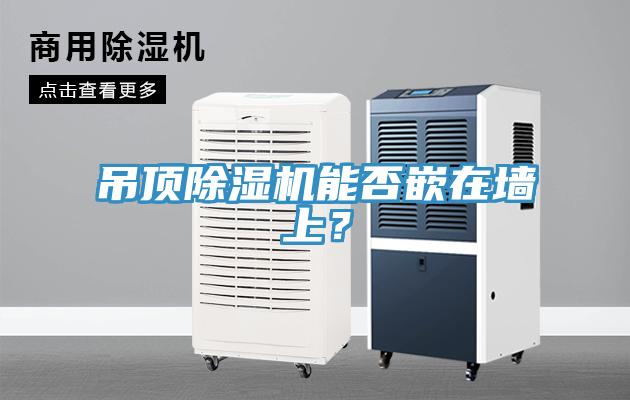吊頂除濕機能否嵌在墻上？