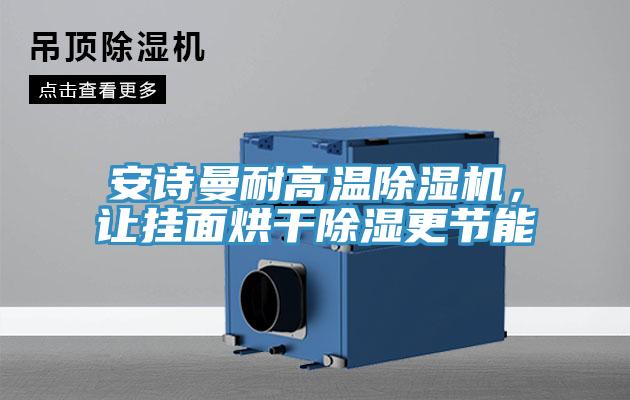 安詩曼耐高溫除濕機，讓掛面烘干除濕更節能
