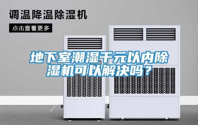 地下室潮濕千元以內除濕機可以解決嗎？