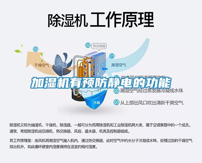 加濕機有預(yù)防靜電的功能