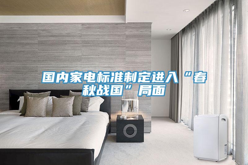國內(nèi)家電標(biāo)準(zhǔn)制定進入“春秋戰(zhàn)國”局面