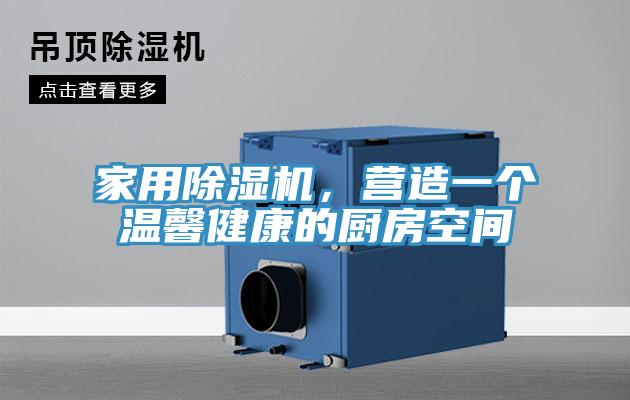 家用除濕機，營造一個溫馨健康的廚房空間