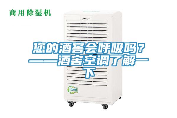 您的酒窖會呼吸嗎？——酒窖空調了解一下