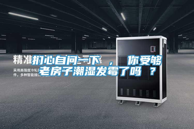 捫心自問一下 ， 你受夠老房子潮濕發霉了嗎 ？