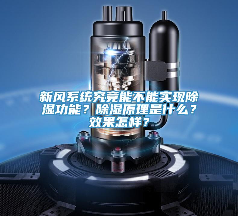 新風系統(tǒng)究竟能不能實現除濕功能？除濕原理是什么？效果怎樣？