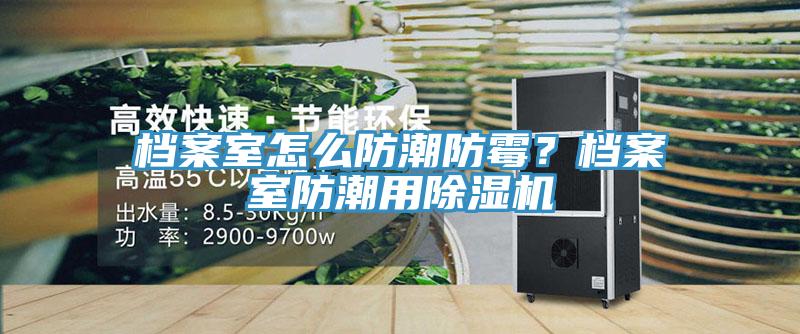 檔案室怎么防潮防霉？檔案室防潮用除濕機