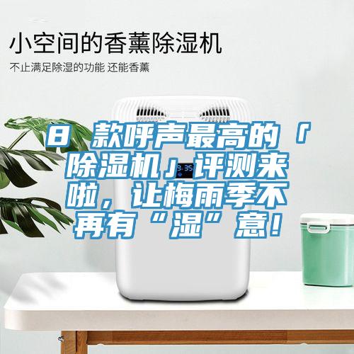8 款呼聲最高的「除濕機」評測來啦,讓梅雨季不再有“濕”意!