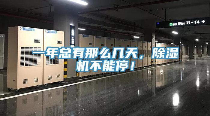 一年總有那么幾天,除濕機不能停!