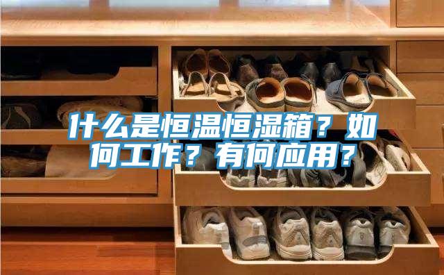 什么是恒溫恒濕箱？如何工作？有何應用？
