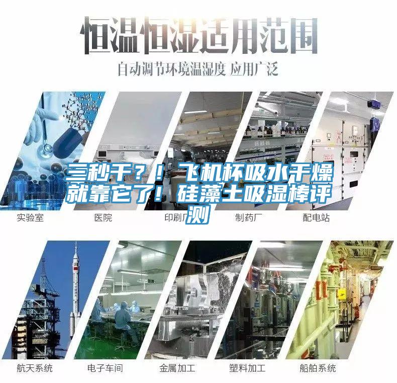 三秒干？! 飛機(jī)杯吸水干燥就靠它了! 硅藻土吸濕棒評(píng)測(cè)