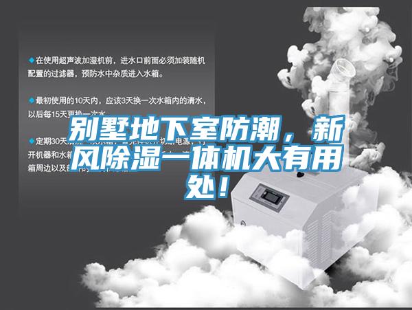 別墅地下室防潮，新風除濕一體機大有用處！