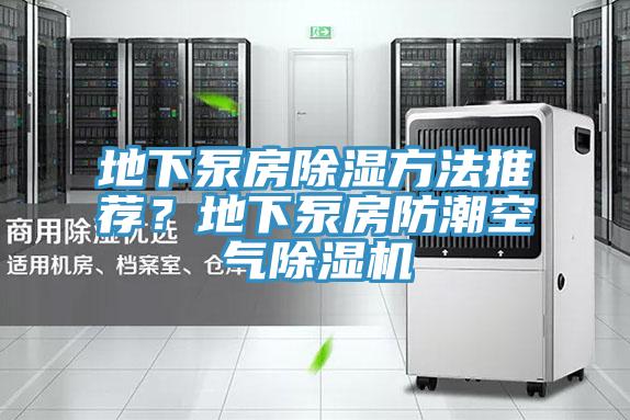 地下泵房除濕方法推薦?地下泵房防潮空氣除濕機