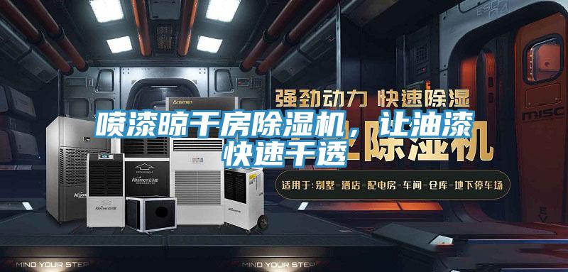 噴漆晾干房除濕機,讓油漆快速干透