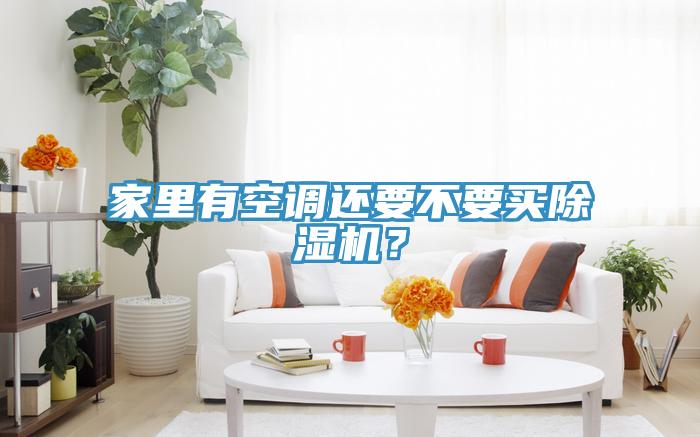 家里有空調還要不要買除濕機？