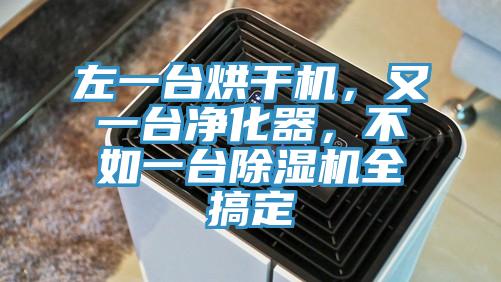 左一臺烘干機,又一臺凈化器,不如一臺除濕機全搞定