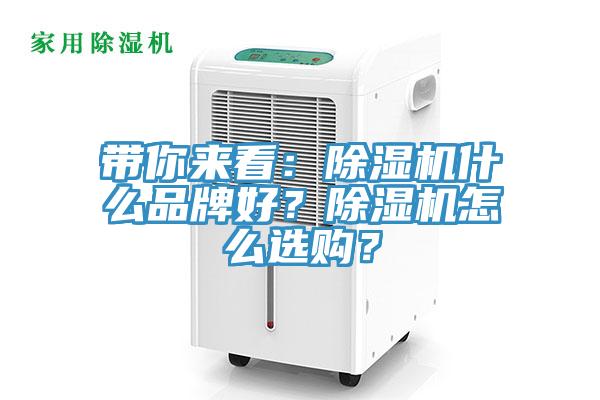 帶你來看：除濕機什么品牌好？除濕機怎么選購？
