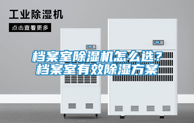 檔案室除濕機怎么選?檔案室有效除濕方案