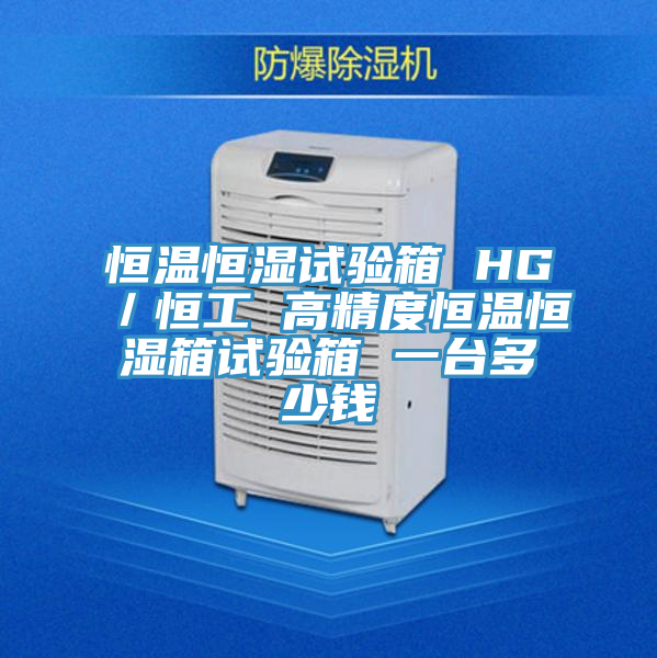 恒溫恒濕試驗箱 HG/恒工 高精度恒溫恒濕箱試驗箱 一臺多少錢