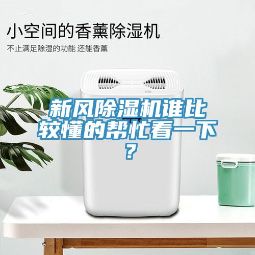 新風(fēng)除濕機(jī)誰比較懂的幫忙看一下？