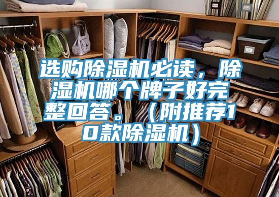 選購除濕機必讀,除濕機哪個牌子好完整回答。(附推薦10款除濕機)