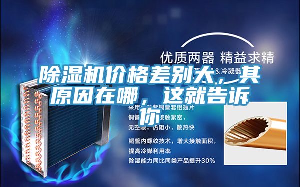 除濕機價格差別大，其原因在哪，這就告訴你