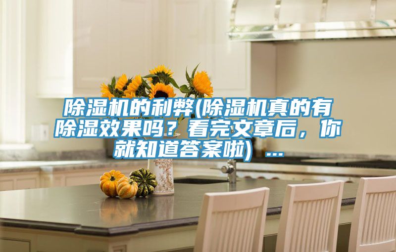除濕機的利弊(除濕機真的有除濕效果嗎？看完文章后，你就知道答案啦) ...